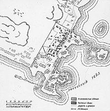 План Ново-Архангельска 1836
