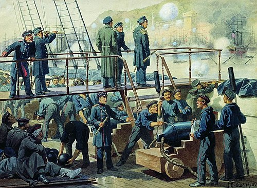 На корабле было 25 человек. Синопское сражение Нахимов. Синопское сражение 1853 Yfpbvjd. Адмирал Нахимов Синопский бой.