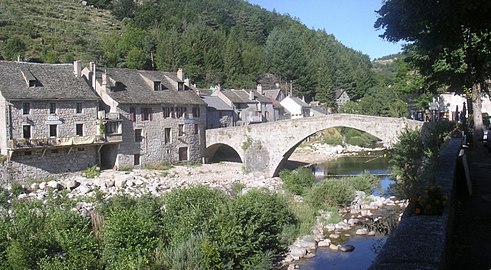 Pont de Montvert sur le Tarn au Pont de Montvert