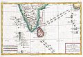 Rigobert Bonne and G. Raynal's 1780 map of Southern India.