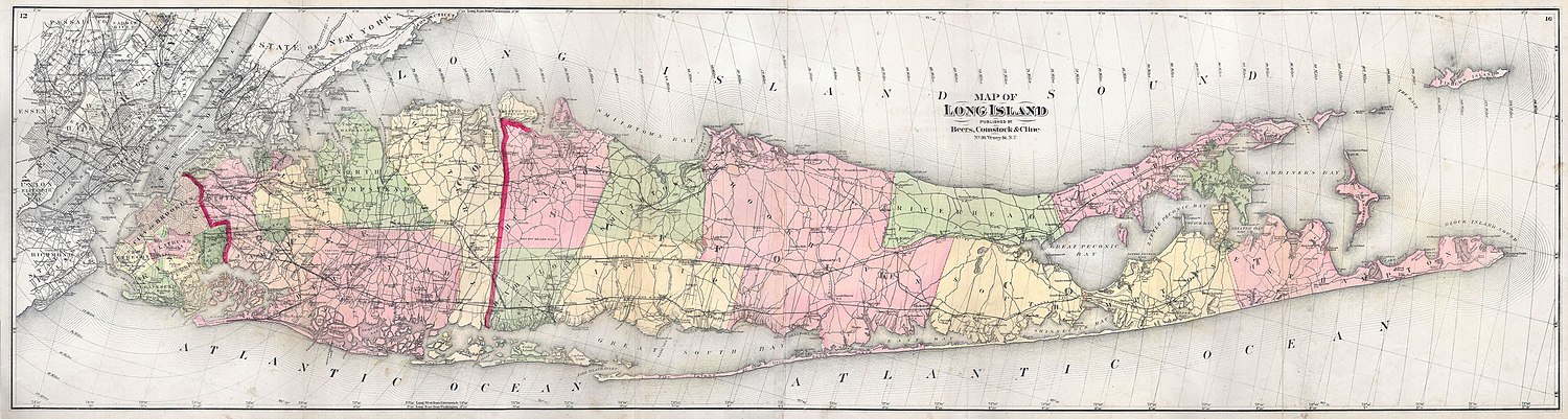 1873 Beers Wall Map of Long Island, New York - Geographicus - LongIsland-beers-1873.jpg