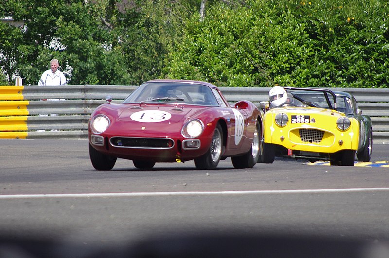 File:1965 Ferrari 250 LM and a 1954 Triumph TR2.jpg