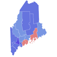 1970 Stany Zjednoczone Wybory do Senatu w Maine wyniki na mapie county.svg