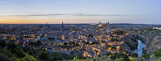 Evening view of Toledo