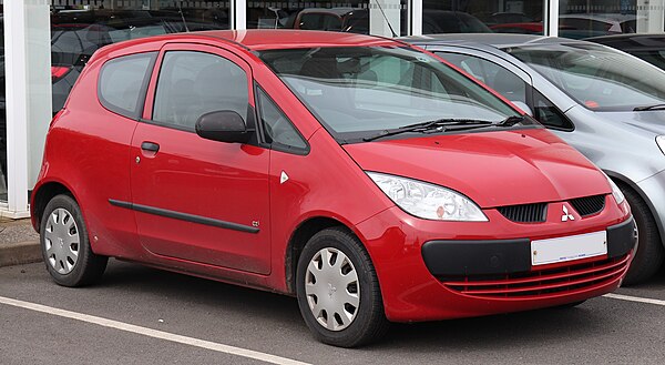 2008 Mitsubishi Colt CZI 3-door (UK)