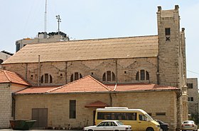 A Ramallah Szent Család temploma szakaszának szemléltető képe