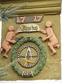 Wappen an der Toreinfahrt der Töpfermühle