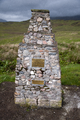 Cairn bij Loch Tulla voor Hugh Munro