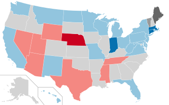 2012 Senate election results map