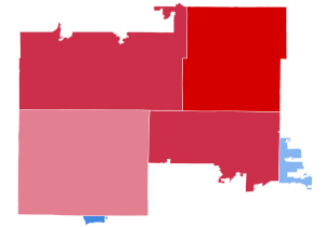 2018 Wisconsin's 5th congressional district election results by county.svg