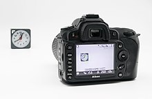 A D90 in Liveview mode 2023 Nikon D90 w trybie Live View.jpg
