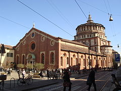 3048 - Milano - S. Maria delle Grazie - Facciata - Foto Giovanni Dall'Orto - 6-Mar-2008.jpg