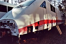 Rear power car 401 551 of the crashed train 401 551 AW Nurnberg.jpg