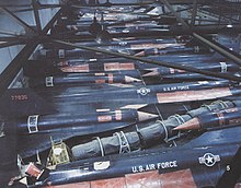 A-12s in storage at Palmdale, note the spurious USAF markings and serial numbers