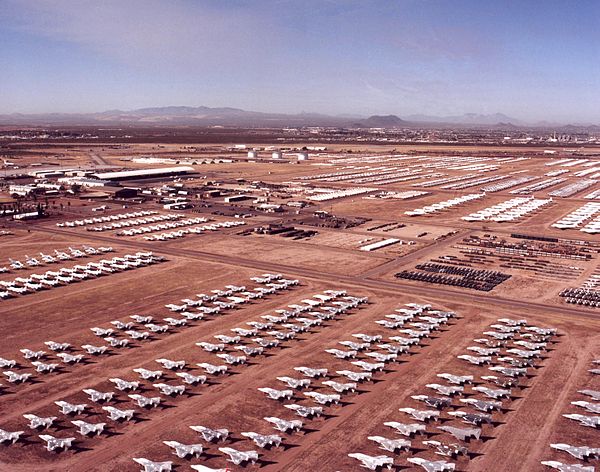 Aircraft Maintenance and Regeneration Group (AMARG) boneyard at Davis–Monthan Air Force Base