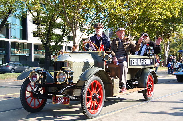 Van (top removed) manufactured November 1916