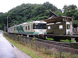 Abukuma express Railway Abukuma Station.JPG