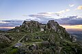 Image 207Aerial view of the Monsanto Castle at sunset, Aldeia de Monsanto, Portugal