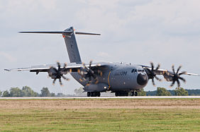 English: Airbus A400M (EC-404; MSN 004) at ILA Berlin Air Show 2012. Deutsch: Airbus A400M (EC-404; MSN 004) auf der ILA Berlin Air Show 2012.