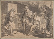 Alexander the Great Offering His Concubine Campaspe to the Painter Apelles (Gaetano Gandolfi, c. 1793–97)