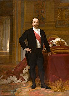 Napoleon III, Emperor of the French. His very widespread popularity came from being the nephew of Napoleon Bonaparte. Alexandre Cabanel 002.jpg