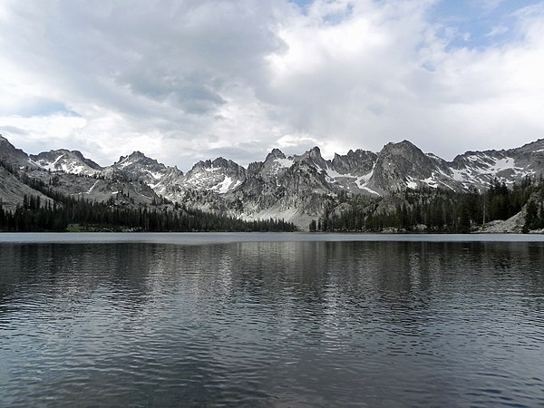 Alice Lake in the Sawtooth Wilderness