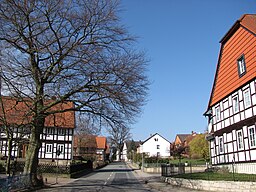 Main Street, Almstedt-Segeste, Lower Saxony, Germany