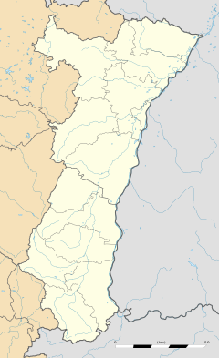 Mapa lokalizacyjna Alzacji