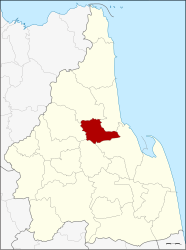 District de Phrom Khiri - Carte