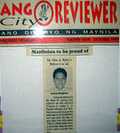 Manilenos to be proud of, Ang City Reviewer, October 1997.