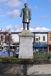 <i>Statue of William McKinley</i> (Arcata, California) Statue of William McKinley by Haig Patigian