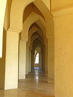 Arches of Jama Masjid Gulbarga in Karnataka, India