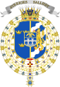 Armoiries du roi Karl XIV Johan, Riddarholmen1.svg
