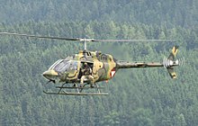 An Austrian Armed Forces OH-58, during AirPower 2013