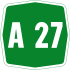 Autostrada A27 perisai}}