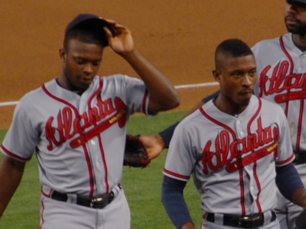 Justin (left) and Melvin Upton Jr. in 2013