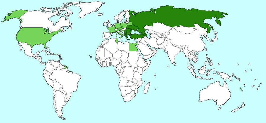 BSEC参加国とオブザーバー国