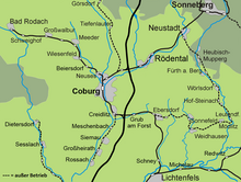Bahnstrecken im Coburger Land
