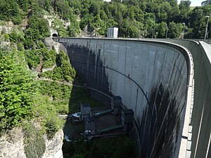 Barrage de Rossens, canton de Fribourg (Suisse).JPG