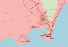 Map of pro-Hadi counterattack
Houthi control
Pro-Hadi control Battle of Aden 2015 (Hadi attack).svg