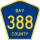 County Road 388 marker