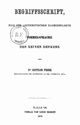 Gottlob Frege: Élete (1848–1925), Főbb munkái, Szerepéről, jelentőségéről bővebben