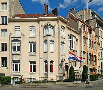 Extension de l'Hôtel Van Eetvelde.