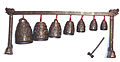 A Chinese ancient musical instrument, series bells (duplicated)