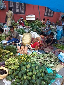 Fruits and vegetable market in Historic Beltola Bazaar Beltola market.jpg