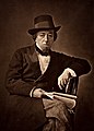 Photograph of former Prime Minister, Benjamin Disraeli by Cornelius Jabez Hughes, c. 1878