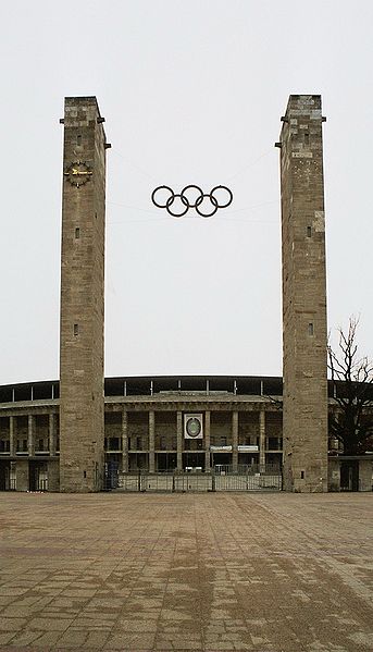 Berlin, gate of the Olympic Stadium