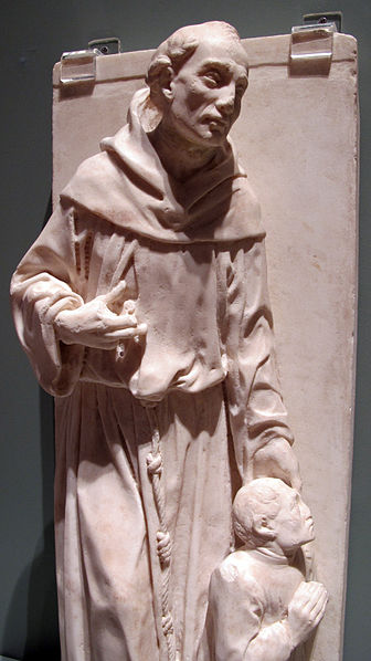 File:Bernardo rossellino, san francesco e un devoto, 1460-61, 04.JPG