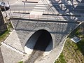 A Füzes-patak befolyása az északi híd alatti körforgalom Szabadság úti kihajtójánál