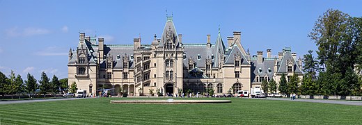 Biltmore Estate (1890-1895), Asheville, North Carolina, Richard Morris Hunt, arquitecto